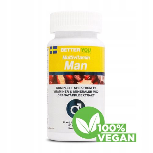 Multivitaminski Kompleks Better You Vita-Min za Moške - 60 kapsul