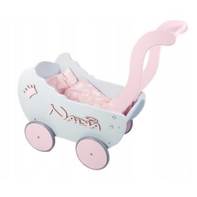 Tututela Pinkwithe globoki voziček za punčke