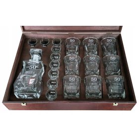   Laser-tech luksuzni rojstnodnevni set za 50 letnika, vključuje 19 elementov