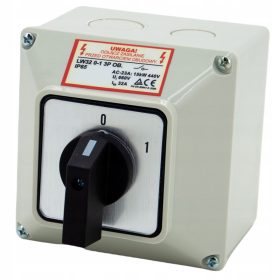 CAM STIKALO 32A 0-1 3F V OHIŠJU IP65