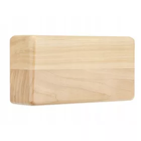 JogaStyl Premium Leseni Joga Blok 22 cm x 12 cm Rjave Barve