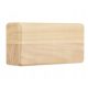 JogaStyl Premium Leseni Joga Blok 22 cm x 12 cm Rjave Barve
