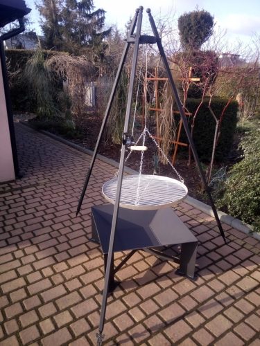  Žar na oglje Industrijski žar 65 x 65 cm