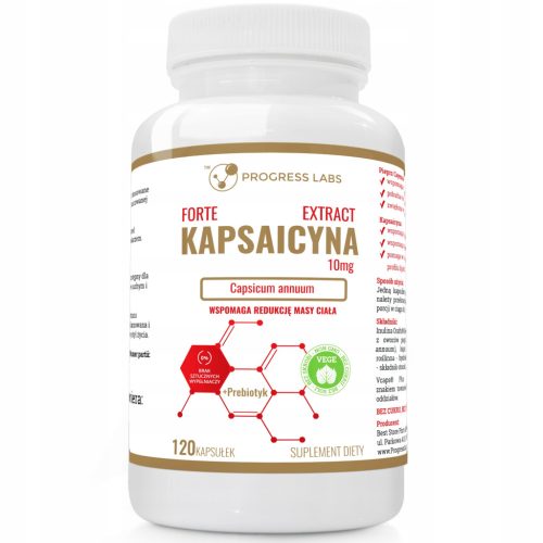Kapsaicin Forte 10mg - Napredni Vego Prehranski Dodatek s Cayenne Poprom