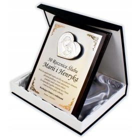 Darilo za obletnico poroke 10 25 30 40 50 60 XL + etui