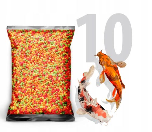 HRANA ZA RIBE KOI MIX žoga 10 LITROV v vedru