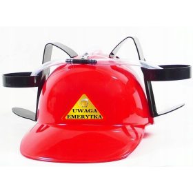 Kask za točenje piva za smešno darilo upokojencu