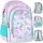 Starpak šolski nahrbtnik mermaid pastel Ombre za deklice 23 l 527183