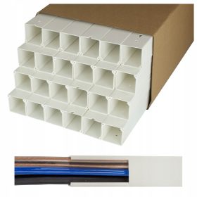   Elektroinstalacijska letva kabelska kanalica s pokrovom 40x40mm 50m BKK