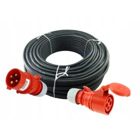 Električni podaljšek BS Electric 15m, 1 vtičnica, črna