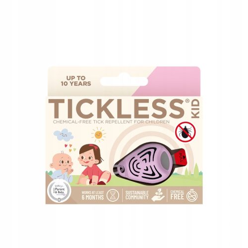 Ultrazvočna zaščita proti klopom TickLess Otroška, roza