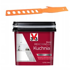    Akrilna barva za pohištvo, za ploščice V33 0,75 l Saten bela