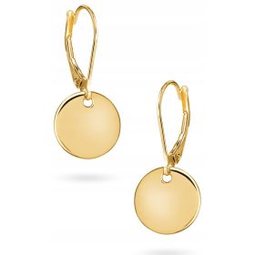  ČUDOVITI ZLATI VISEČI PRSTANI UHANI 333