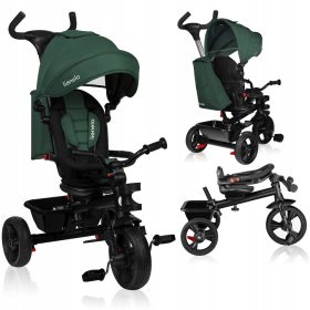   Optimized Name: Trikolo Lionelo Haari Sivo 2v1 z Vrtljivim Sedežem in Prilagodljivo Višino

Optimized Description: 
Trikolesno kolo Lionelo Haari je vrhunski izdelek, ki bo navdušil vašega malčka in m