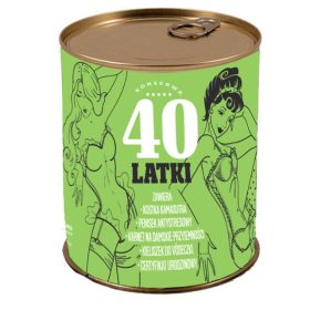 Konzerva za žensko 40. rojstni dan