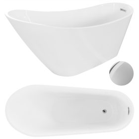   MEXEN OVIEDO Samostoječa akrilna kad 170 x 76 cm, bela, sifon in odtok vključena. Izjemno moderna in elegantna samostoječa kopalna kad Mexen Oviedo je popoln dodatek za vašo kopalnico. Izdelana je iz 