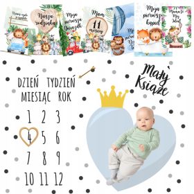 Odeja Abrakadabrakids 100 x 75 cm bela