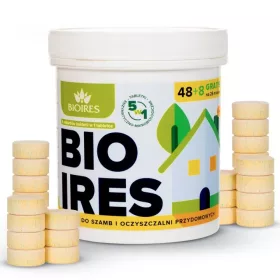   Bioires biobakterijske tablete za greznice in čistilne naprave - 56 tablet, 2-letna dobava