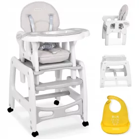   Premium Otroški Stolček za Hranjenje Sinco Ricokids 5w1, Roza