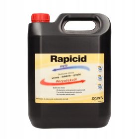   Optimized name: Dezinfekcijsko čistilo Rapicid (5 l) za profesionalno uporabo

Optimized description: 
Dezinfekcijsko čistilo Rapicid je učinkovito sredstvo za dezinfekcijo in čiščenje, ki deluje v ši