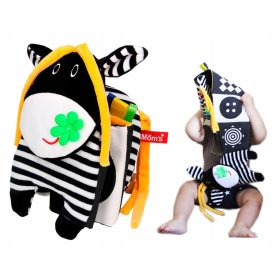   Mamina Kontrastna Mekana Knjiga Hencz Toys Mom's Care Krava