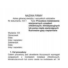 Dokumenti za f-gazovne postopke in certifikate