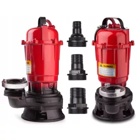Potopna črpalka z mlinom za greznico, 4 priključki MO
