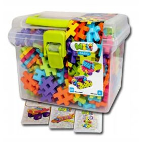   Meli Osnovna Potovalna škatla z gradbenimi kockami 250 kosov 50002