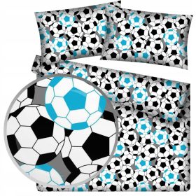 Komplet posteljnine z nogometnim vzorcem 160x200 cm