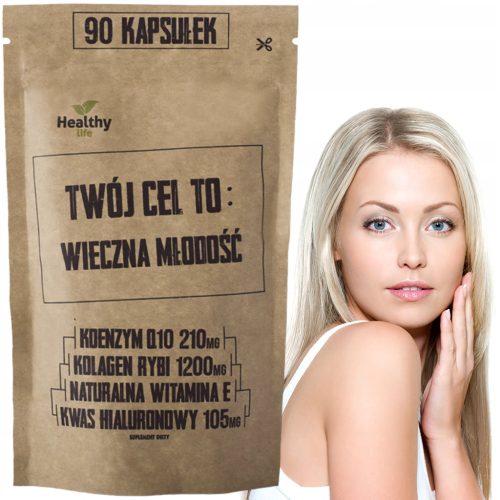 Koenzim Q10 Forte 70mg - Vlažilni in proti-starostni učinki, 90 kapsul