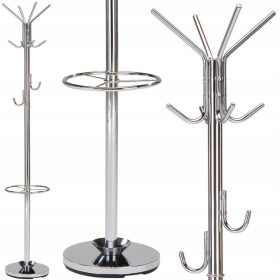 Signal Kromirani Stojni Kovinski Obešalnik za Oblačila