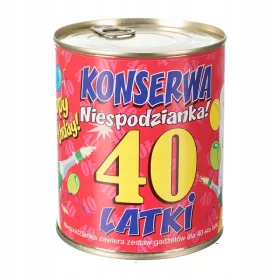 Smešno KONZERVOVANO darilo za ŽENSKI 40. ROJSTNI DAN