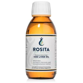   Rosita Extra Virgin Cod Liver Oil – Naravni Vir Vitaminov A in D ter Omega-3 Maščobnih Kislin