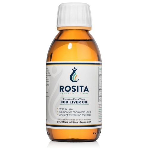 Rosita Extra Virgin Cod Liver Oil – Naravni Vir Vitaminov A in D ter Omega-3 Maščobnih Kislin