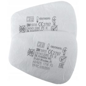   Filtr 3M 5935 za zaščito pred trdimi delci - razred P3 - 2 kosa