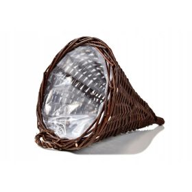   Viseči koš za rože - Razkošna ročno pletena dekoracija za vaš vrt