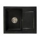 Granitno korito 1 posoda BRADO DONZO Black Cap