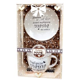 Darilo za mamo, komplet ZAJTRK, hvala