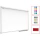 Tablica magnetyczna ALLboards 150x100 cm suho brisalna v aluminijasti okvir CLASSIC A7 + komplet pribora
