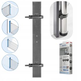    Ograja za vrata, stopnice Reer dodatki odtenki sive in srebrne