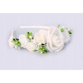 Opaska za prvo obhajilo 2020 s cvetjem vrtnic