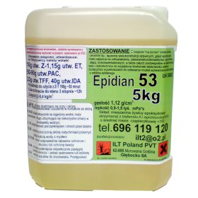 EPIDIAN EPOKSIDNA SMOLA 5 kg Brezbarvna