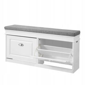 OMARA ZA ČEVLJE S SEDEŽEM 104 x 52 x 24 cm BEŽ