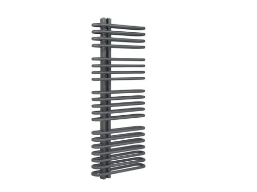 Vodni kopalniški radiator Grafit Črni Mat 120x60 cm
