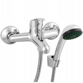   Stenska enoročna armatura za kad in tuš Aqui BASIC ONE, krom