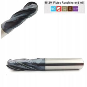   Frez węglikowy Φ10 mm 4F sferični rezkar iz karbidne trdine, 45 HRC, R5