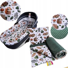 Velik komplet odeje z blazino 75x100 + vložek za gondolo