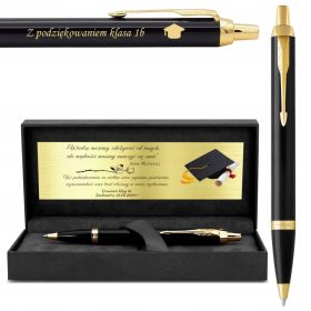 rni pisalni svinčnik Parker IM GT z gravuro