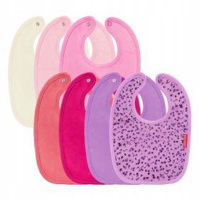 alčki za otroke iz blaga v odtenkih roza 7 kosov