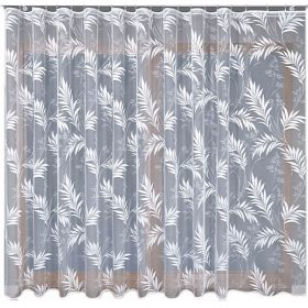   Firanka z žakardom palmovih listov za dnevno sobo 300 cm x 160